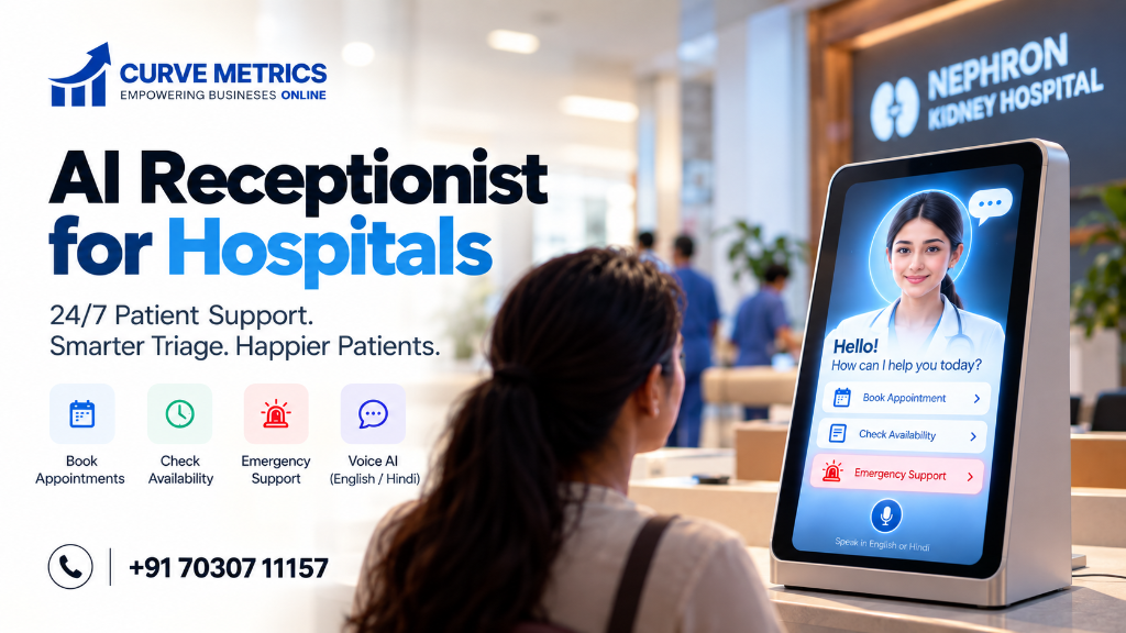 Nephron Kidney Hospital 24/7 AI Receptionist Kiosk and Emergency Triage by Curve Metrics