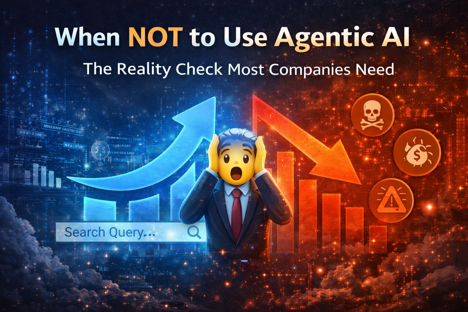 When not to use agentic AI cost and alternatives visual by Curve Metrics