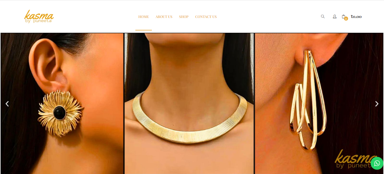 Kasma by Puneeta fashion ecommerce store