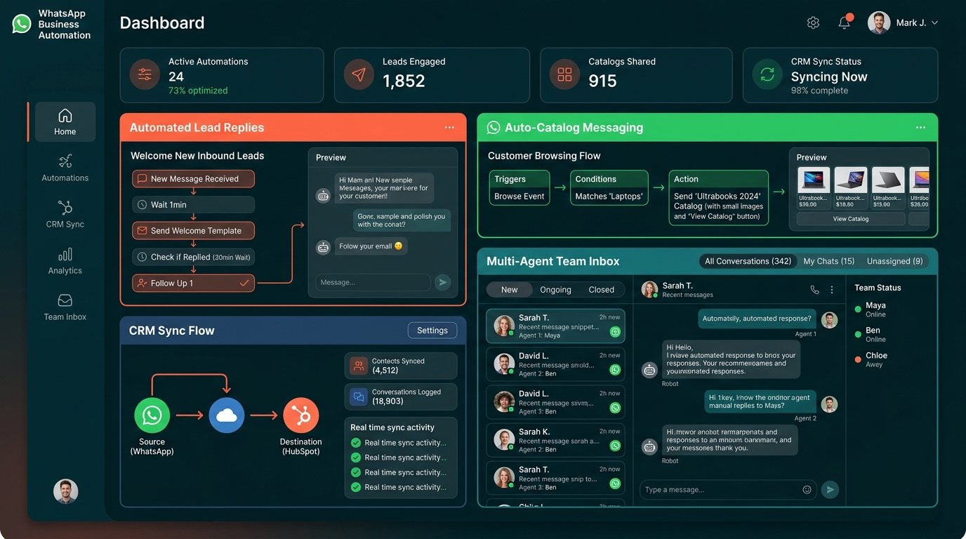 WhatsApp Automation for Business: Practical Guide to Capture, Reply and Follow Up with Leads